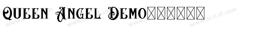 Queen Angel Demo字体字体转换
